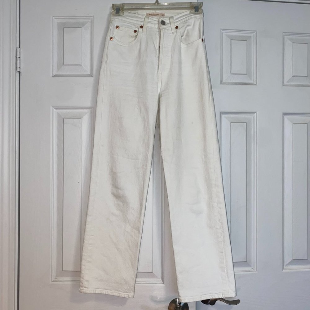 Levi's Ribcage Straight | White | 24